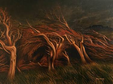 Original Tree Paintings by Alan James Weiss