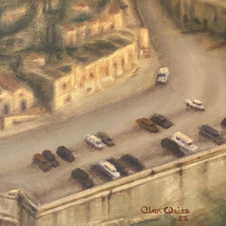Original Fine Art Cities Painting by Alan James Weiss
