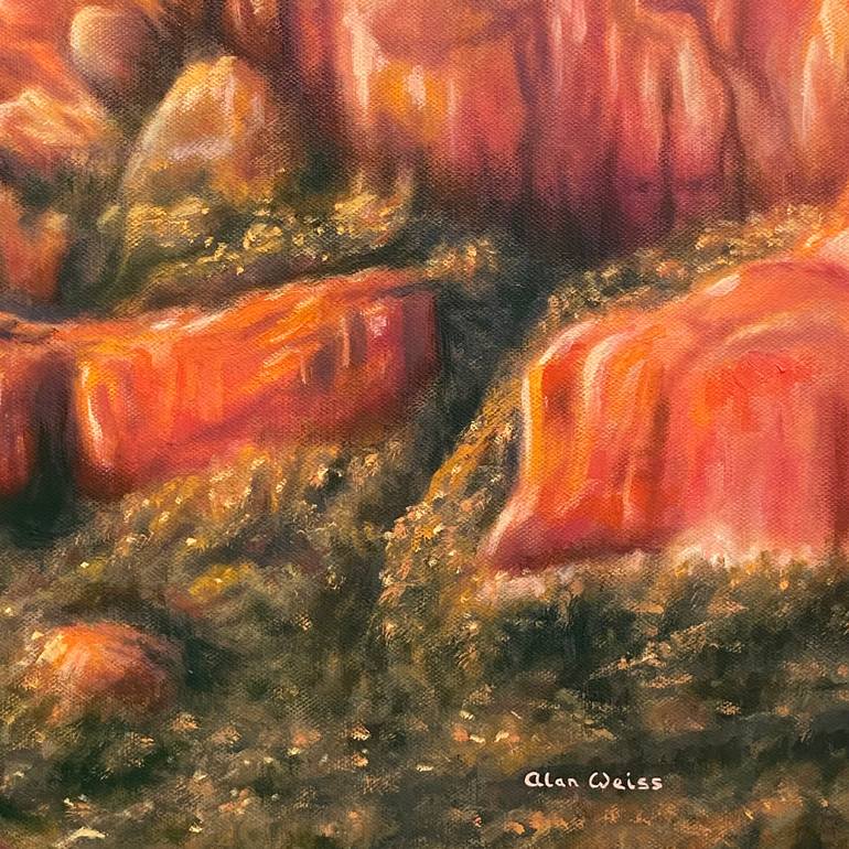 Original Expressionism Landscape Painting by Alan James Weiss