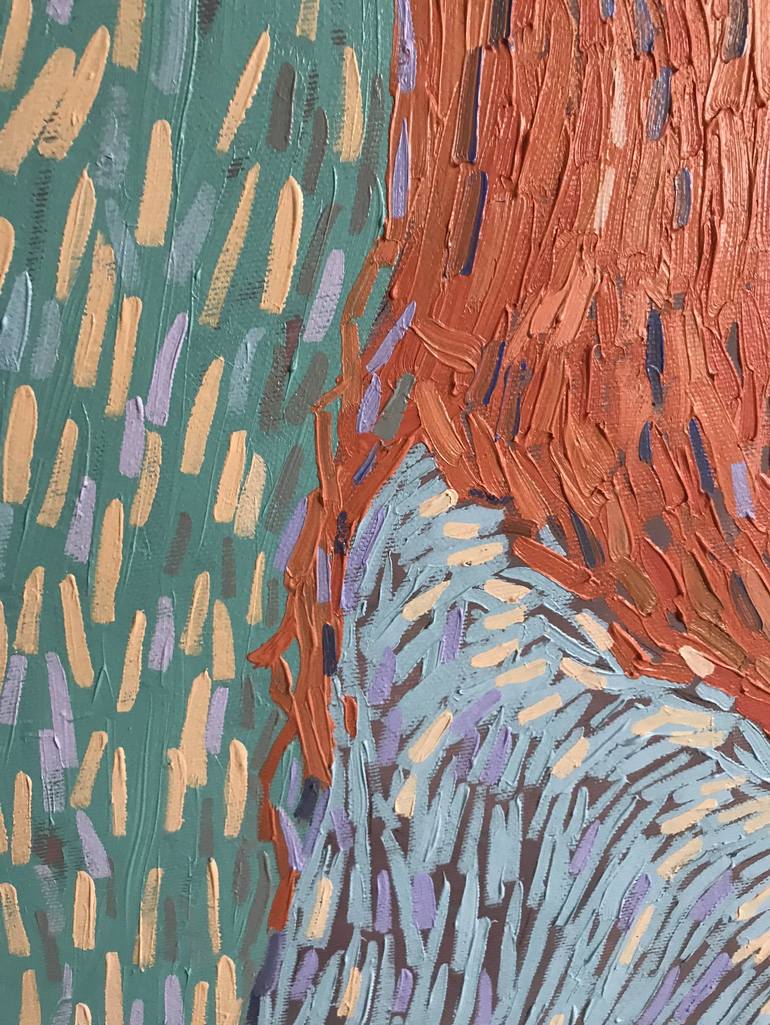 Original Impressionism Women Painting by Eugene Seagull