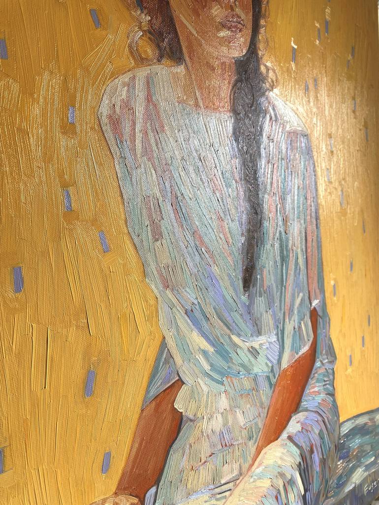 Original Impressionism Women Painting by Eugene Gull