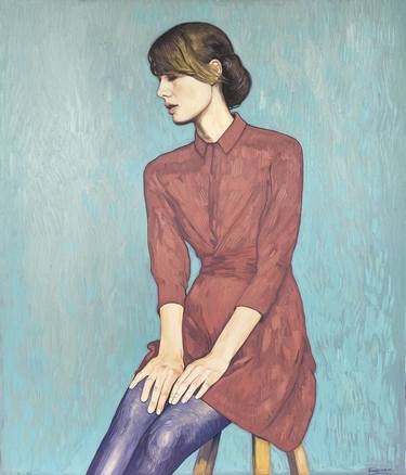 Original Realism Women Paintings by Eugene Gull