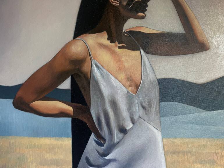 Original Realism Women Painting by Eugene Seagull