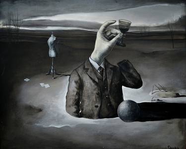 Print of Surrealism Men Paintings by Eugene Gull