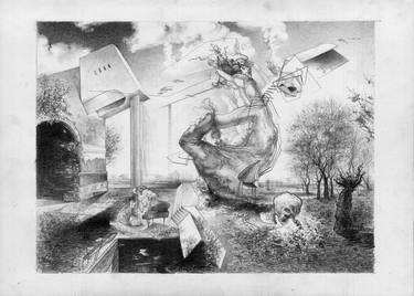 Print of Conceptual Fantasy Drawings by Eugene Gull