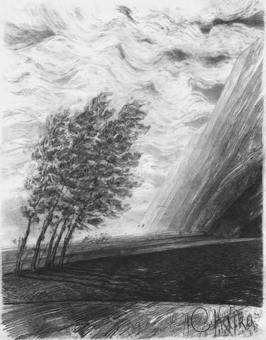 Print of Impressionism Nature Drawings by Eugene Gull
