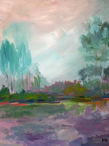 Original Colorist Landscape Painting by Alicia Leeke