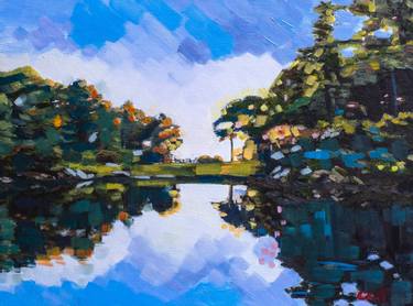 Saatchi Art Artist cath connolly hudson; Paintings, “Reflection” #art