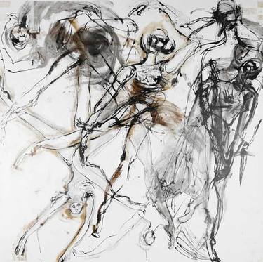 Original Abstract Body Painting by Helena De Medeiros
