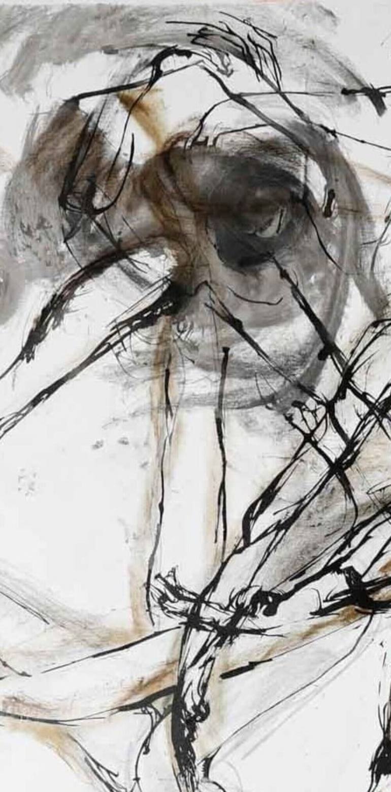 Original Abstract Body Painting by Helena De Medeiros