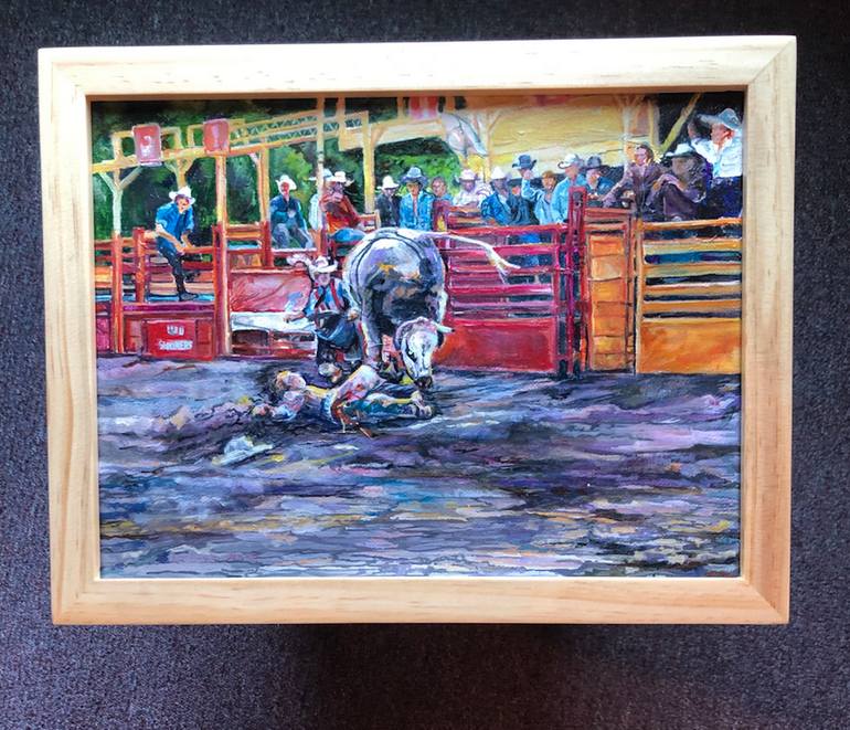 Original Expressionism Animal Painting by P Bensignor