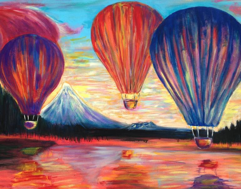 Hot Air Balloon Art 