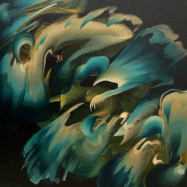 Original Abstract Paintings by Genevieve Leavold