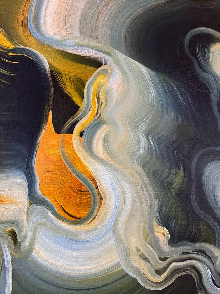 Original Contemporary Abstract Painting by Genevieve Leavold