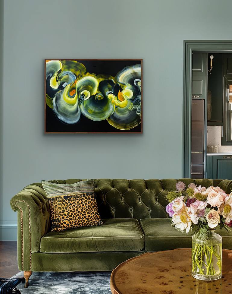 Original Contemporary Abstract Painting by Genevieve Leavold