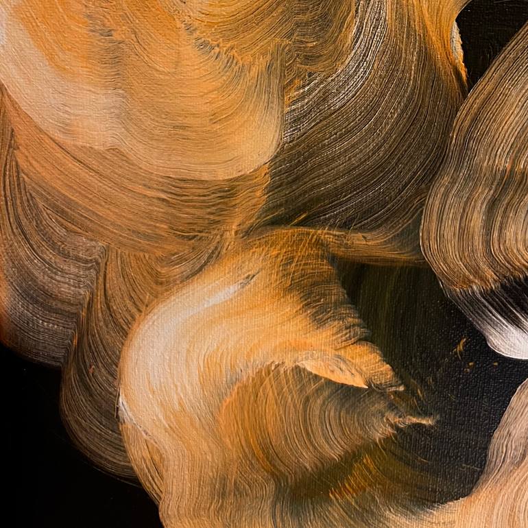 Original Art Deco Abstract Painting by Genevieve Leavold