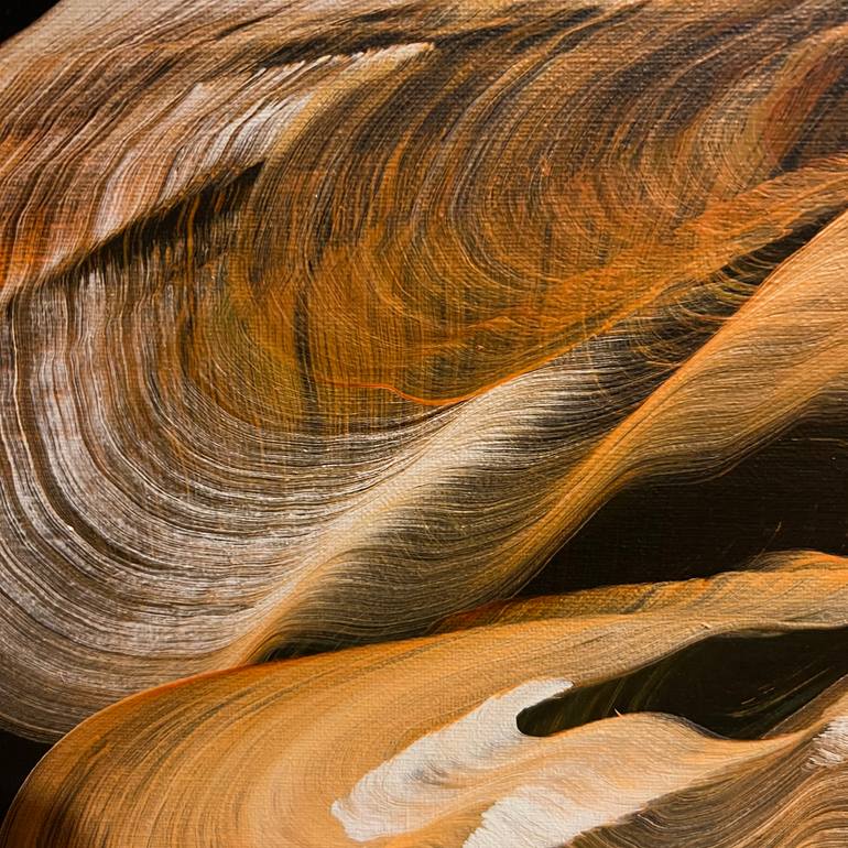 Original Art Deco Abstract Painting by Genevieve Leavold