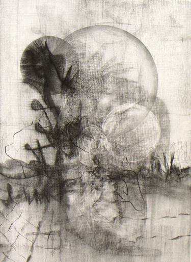 Original Abstract Expressionism Abstract Drawings by Genevieve Leavold