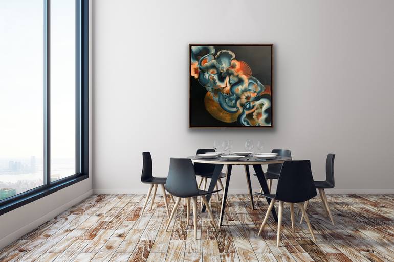 Original Abstract Painting by Genevieve Leavold