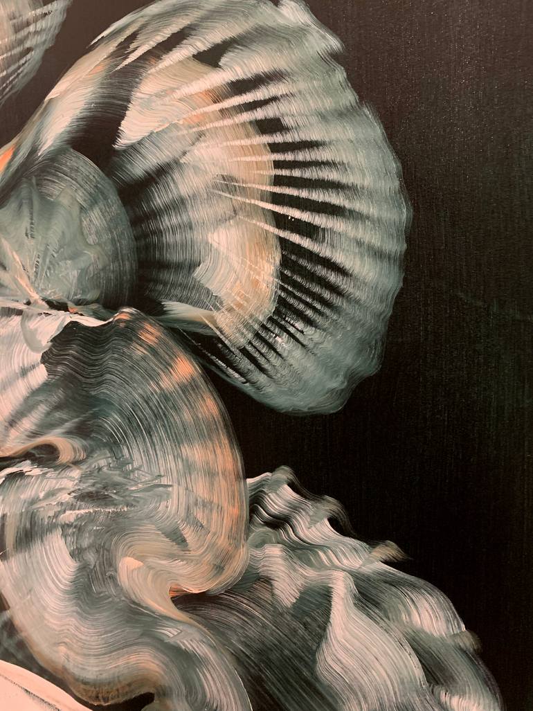 Original Abstract Painting by Genevieve Leavold