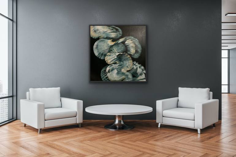 Original Abstract Painting by Genevieve Leavold