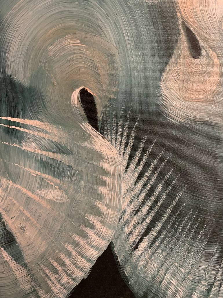 Original Abstract Painting by Genevieve Leavold