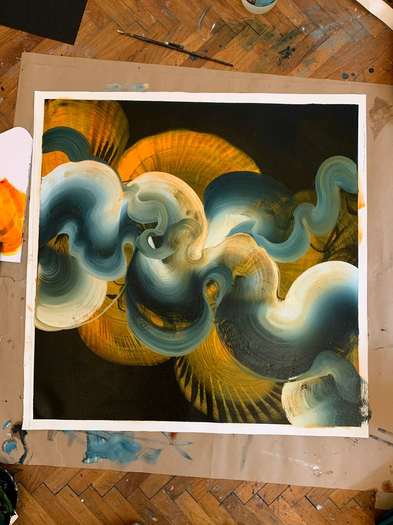 Original Other Abstract Painting by Genevieve Leavold