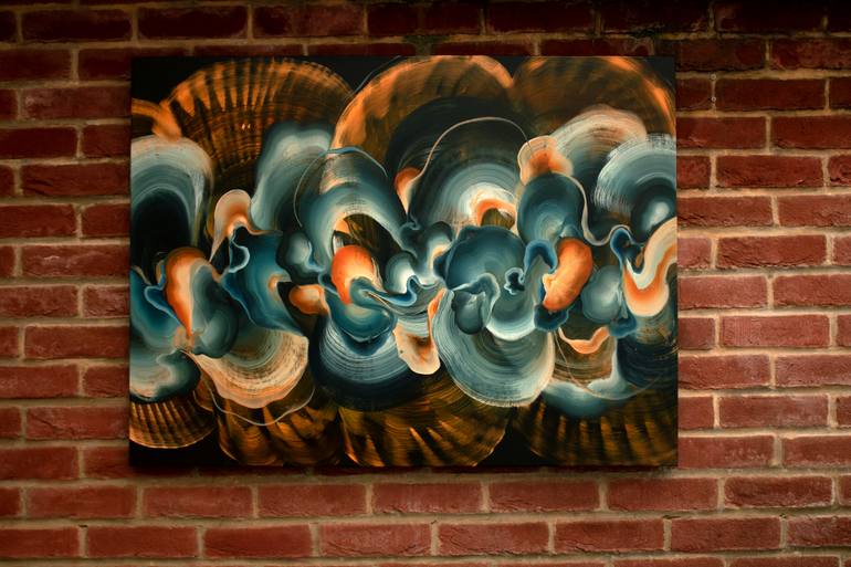 Original Abstract Painting by Genevieve Leavold