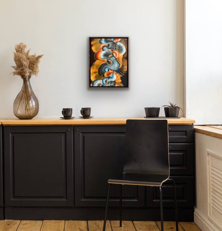 Original Abstract Painting by Genevieve Leavold