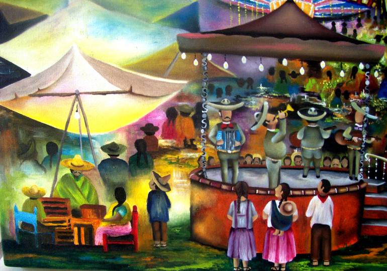 Original Folk Pop Culture/Celebrity Painting by Norela Art