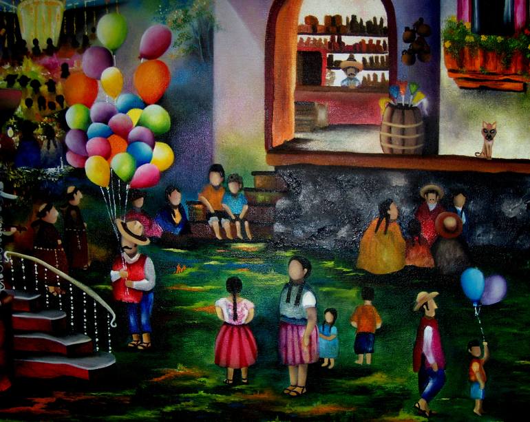 Original Folk Pop Culture/Celebrity Painting by Norela Art