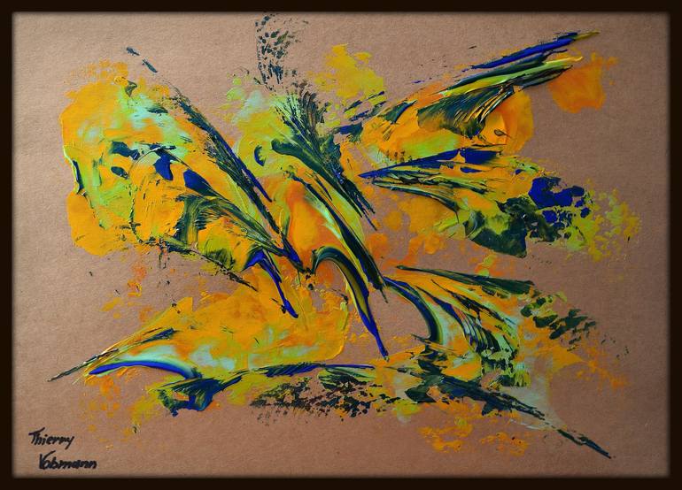 Original Abstract Painting by Thierry Vobmann