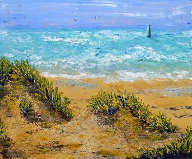Print of Seascape Paintings by Thierry Vobmann