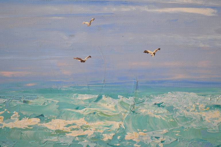 Original Seascape Painting by Thierry Vobmann