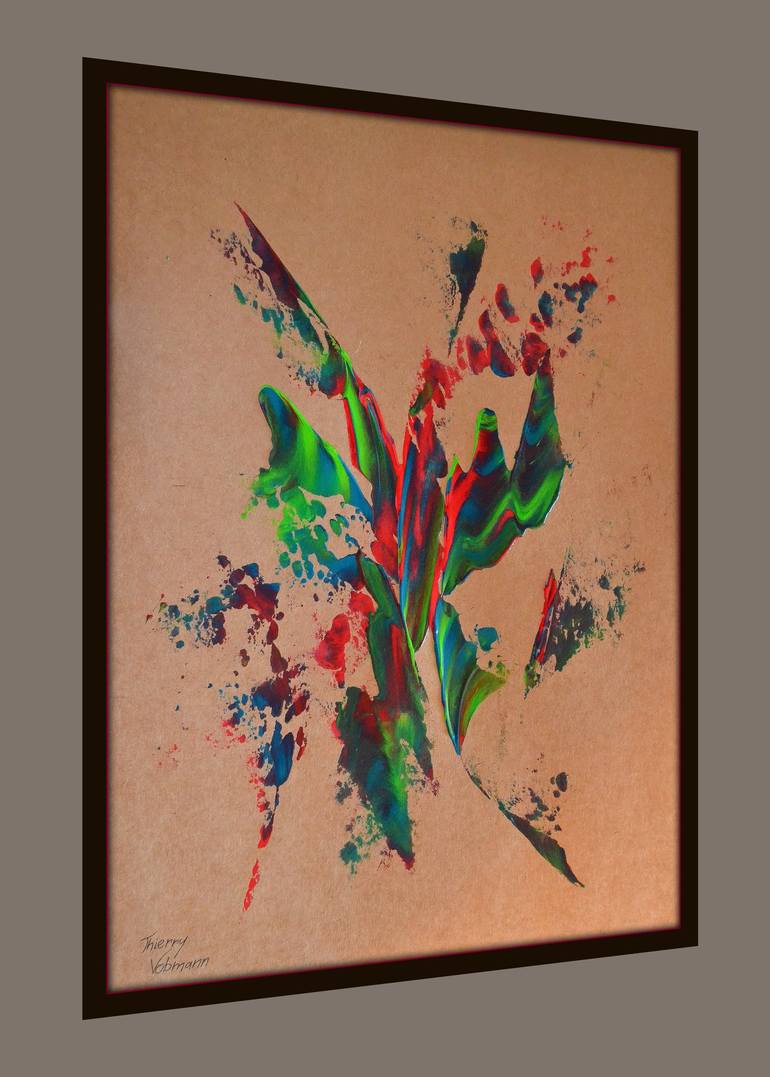 Original Abstract Painting by Thierry Vobmann