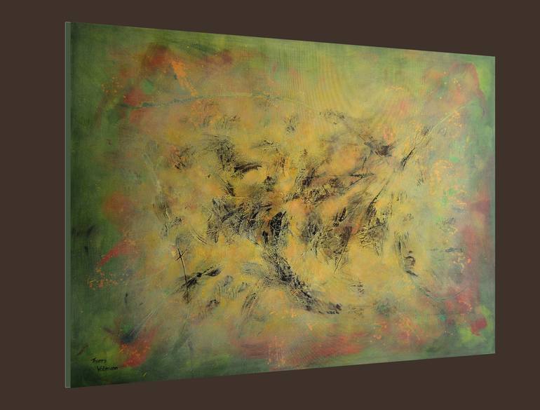 Original Abstract Expressionism Abstract Painting by Thierry Vobmann