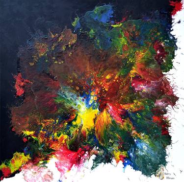 Original Abstract Expressionism Abstract Paintings by Thierry Vobmann