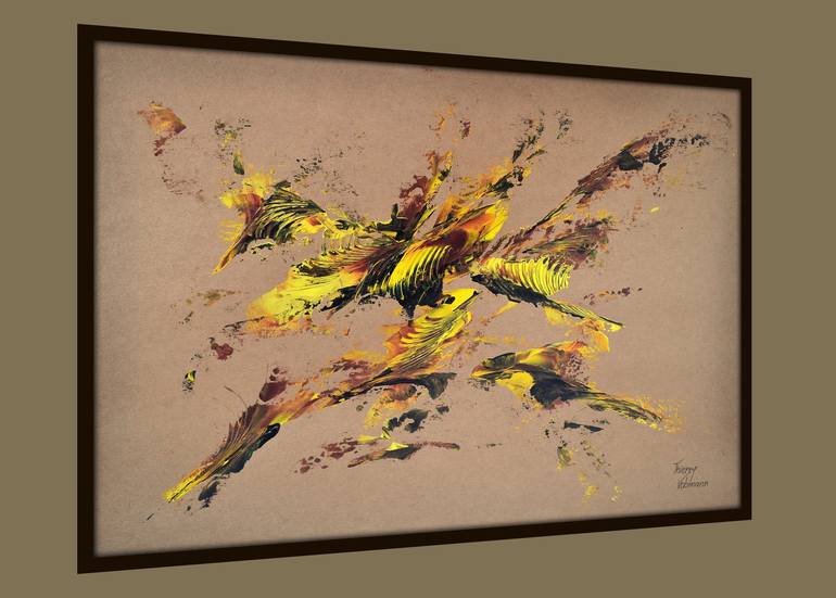 Original Abstract Painting by Thierry Vobmann