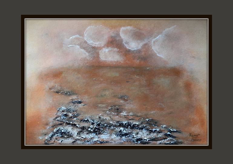 Original Figurative Seascape Painting by Thierry Vobmann
