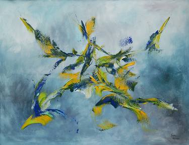 Original Abstract Expressionism Abstract Paintings by Thierry Vobmann