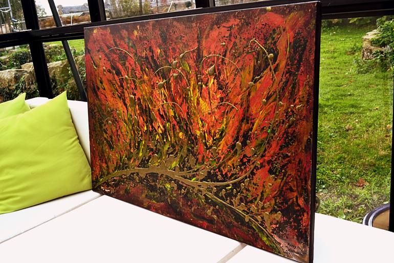 Original Abstract Seasons Painting by Thierry Vobmann