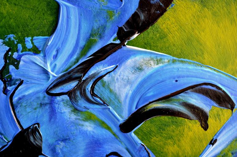 Original Abstract Expressionism Abstract Painting by Thierry Vobmann