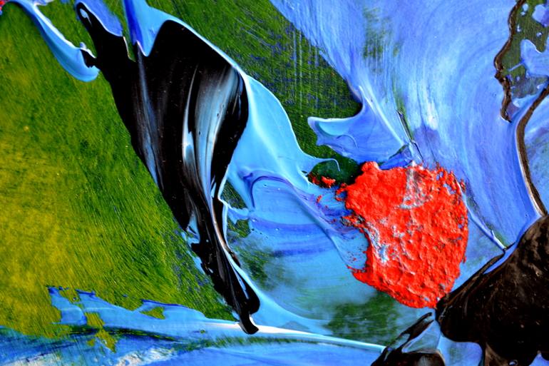 Original Abstract Expressionism Abstract Painting by Thierry Vobmann