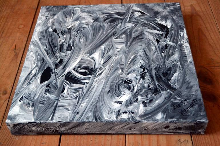 Original Abstract Expressionism Abstract Painting by Thierry Vobmann