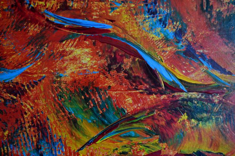 Original Abstract Expressionism Abstract Painting by Thierry Vobmann