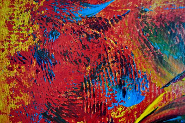 Original Abstract Expressionism Abstract Painting by Thierry Vobmann