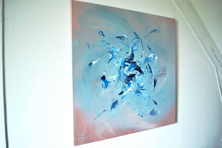 Original Abstract Expressionism Abstract Painting by Thierry Vobmann