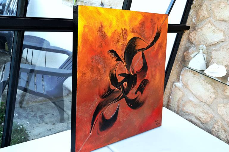 Original Abstract Expressionism Abstract Painting by Thierry Vobmann