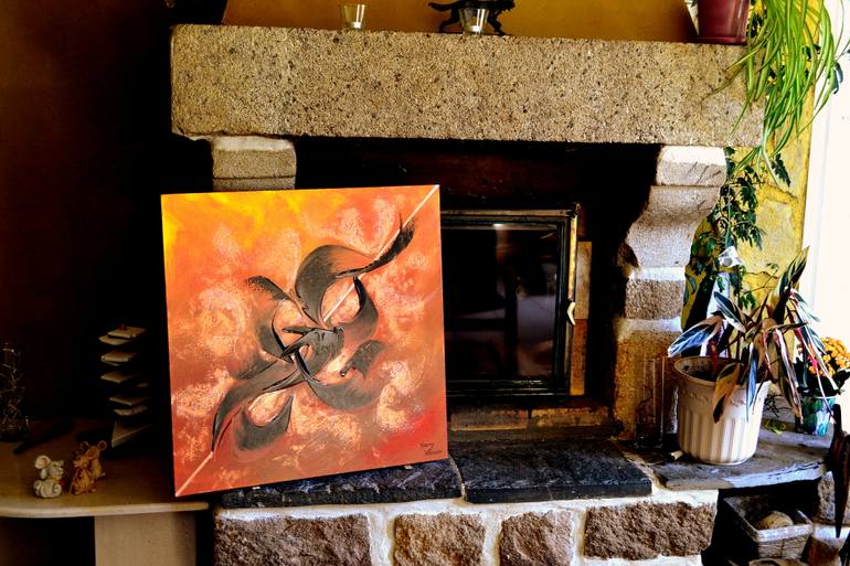 Original Abstract Expressionism Abstract Painting by Thierry Vobmann