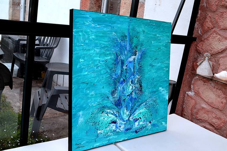 Original Abstract Expressionism Nature Painting by Thierry Vobmann